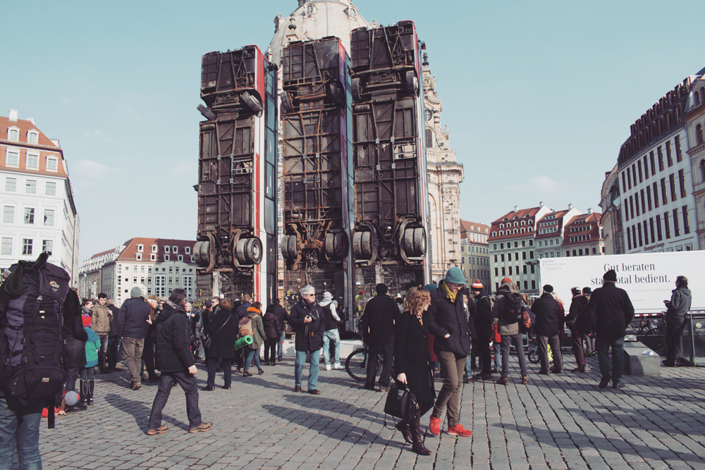 Zwei Kunstprojekte in Dresden